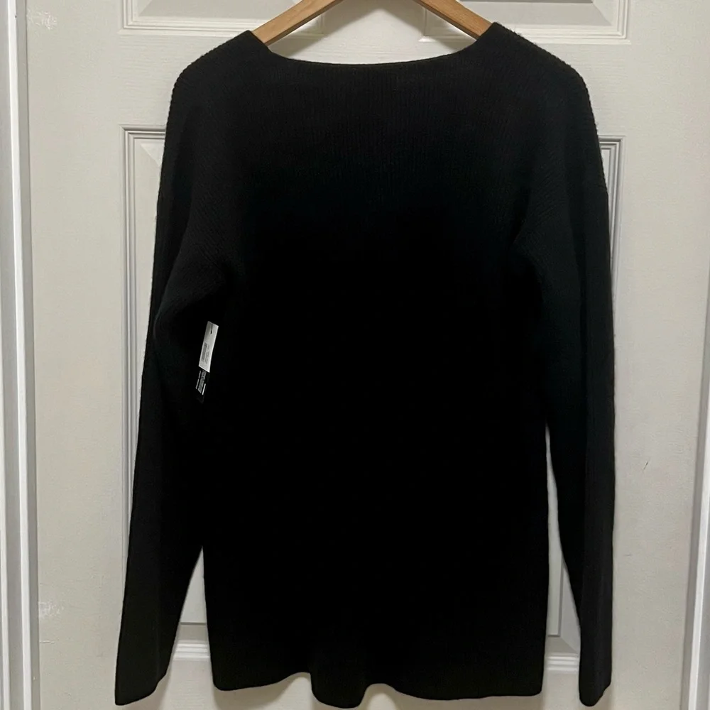 Ernest Leoty Eloise ribbed merino wool and cashmere-blend sweater. - Picture 5 of 6